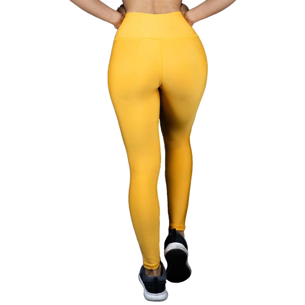 LEGGINS UNICOLOR - MOSTAZA