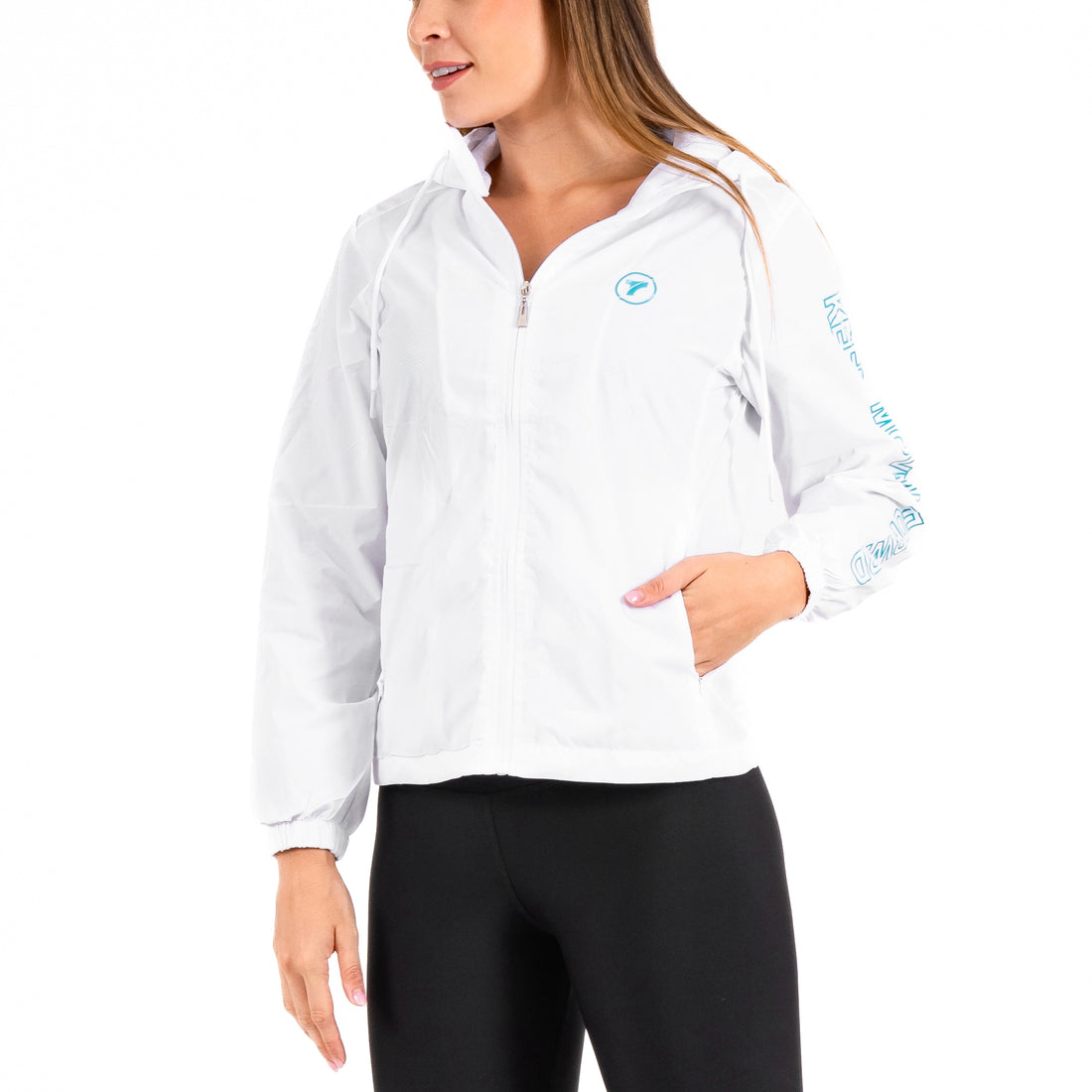 CHAQUETA ROMPEVIENTO THUNDER M - BLANCO