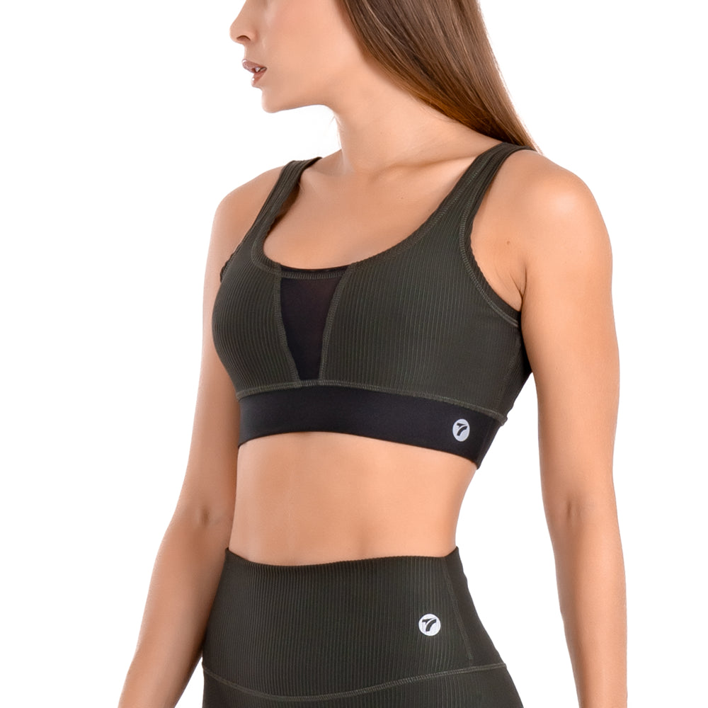 TOP HYPERFLEX MOTION - VERDE MILITAR OSC